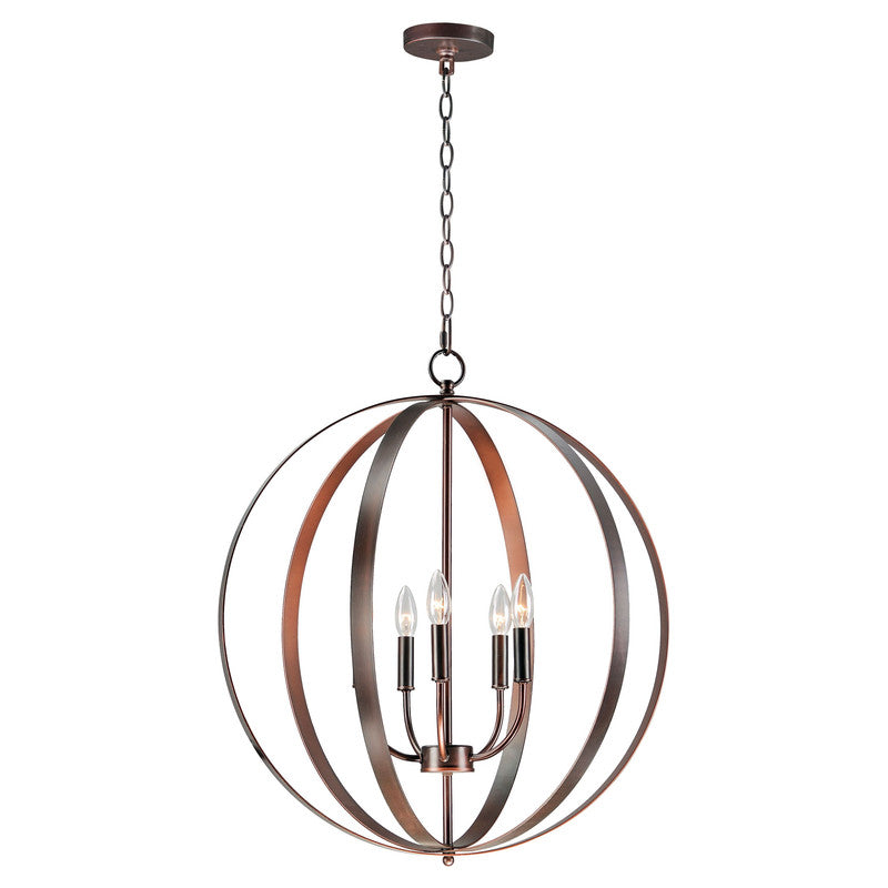 Maxim 10032BK - Provident 5 Light 27" Pendant