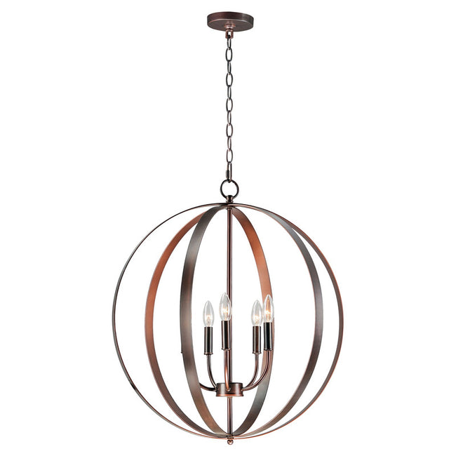 Maxim 10032BK - Provident 5 Light 27" Pendant