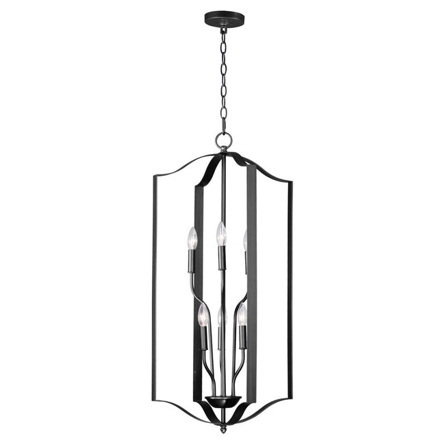 Maxim 10038BK - Provident 6 Light 36" Pendant
