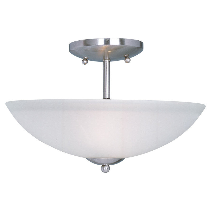 Maxim 10042FTOI - Logan 2 Light 13" Semi Flush Ceiling Light