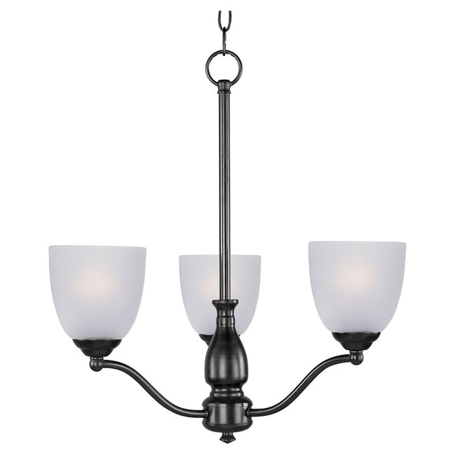 Maxim 10064FTBK - Stefan 3 Light 22" Chandelier