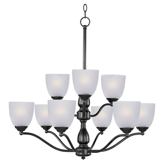 Maxim 10066FTBK - Stefan 9 Light 30" Chandelier