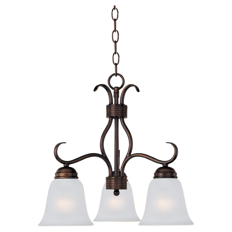 Maxim 10122FTOI - Basix 3 Light 19" Chandelier