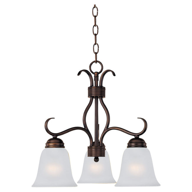 Maxim 10122FTOI - Basix 3 Light 19" Chandelier