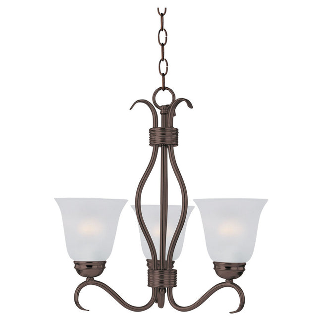 Maxim 10123FTOI - Basix 3 Light 19" Chandelier
