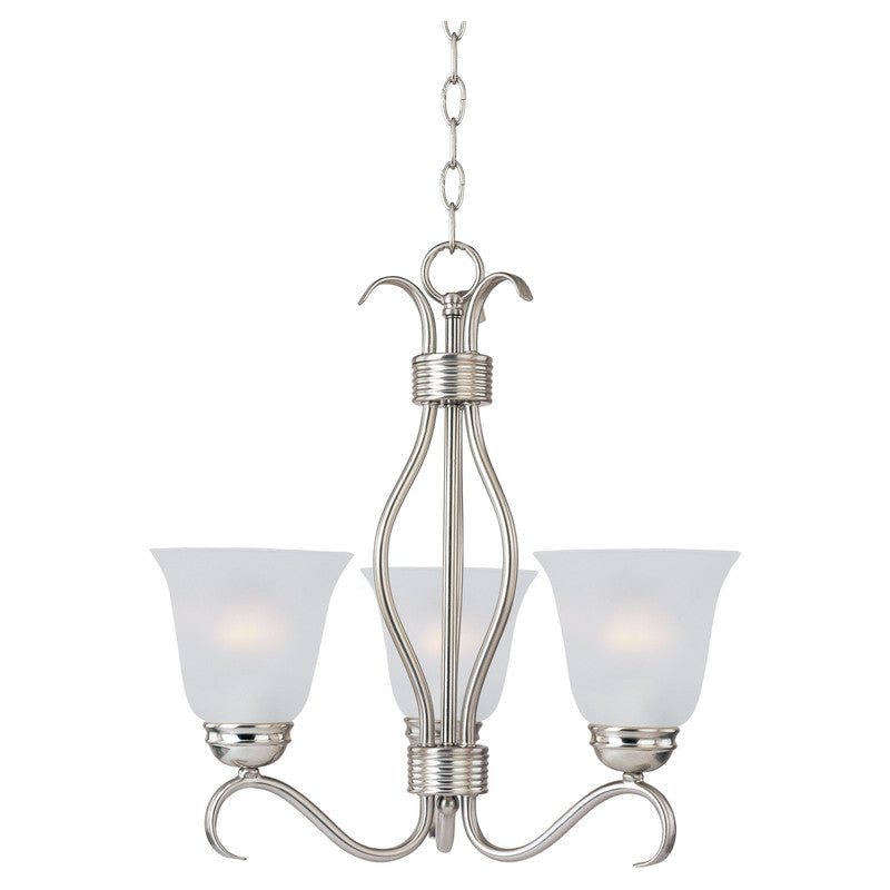 Maxim 10123FTOI - Basix 3 Light 19" Chandelier