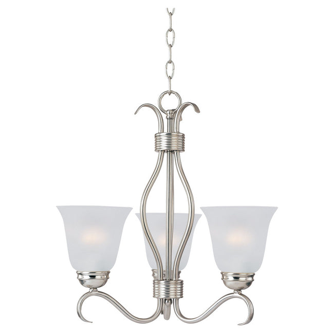 Maxim 10123FTOI - Basix 3 Light 19" Chandelier