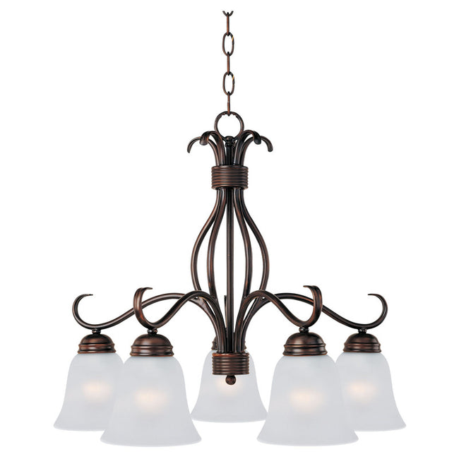 Maxim 10124FTOI - Basix 5 Light 25" Chandelier