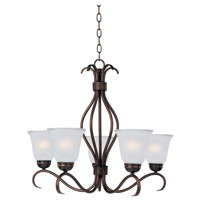 Maxim 10125FTOI - Basix 5 Light 26" Chandelier