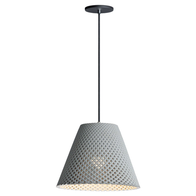Maxim 10145GYBK - Woven 1 Light 15" Pendant