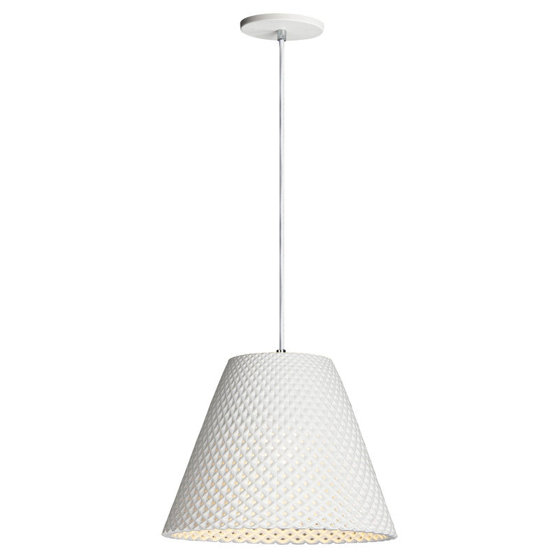 Maxim 10145GYBK - Woven 1 Light 15" Pendant