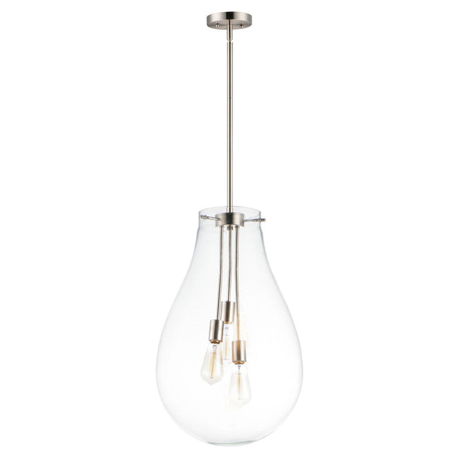 Maxim 10164CLSN - Gourd 3 Light 25" Pendant