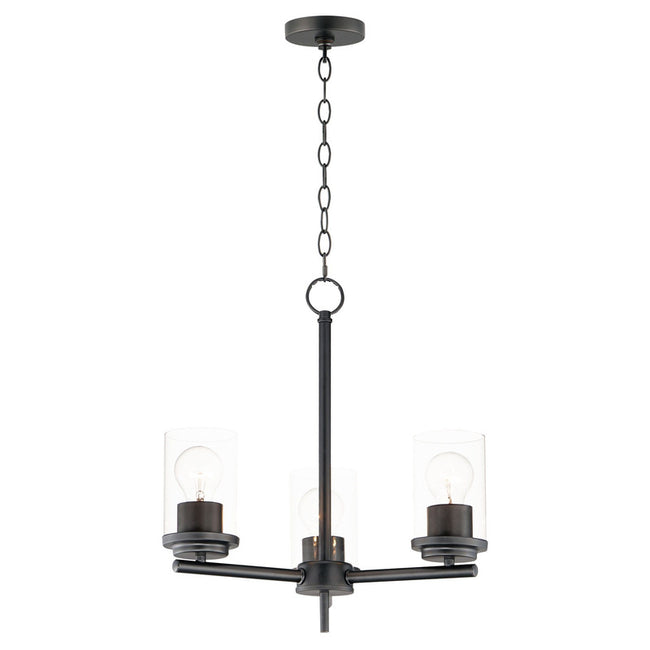 Maxim 10203CLBK - Corona 3 Light 20" Chandelier