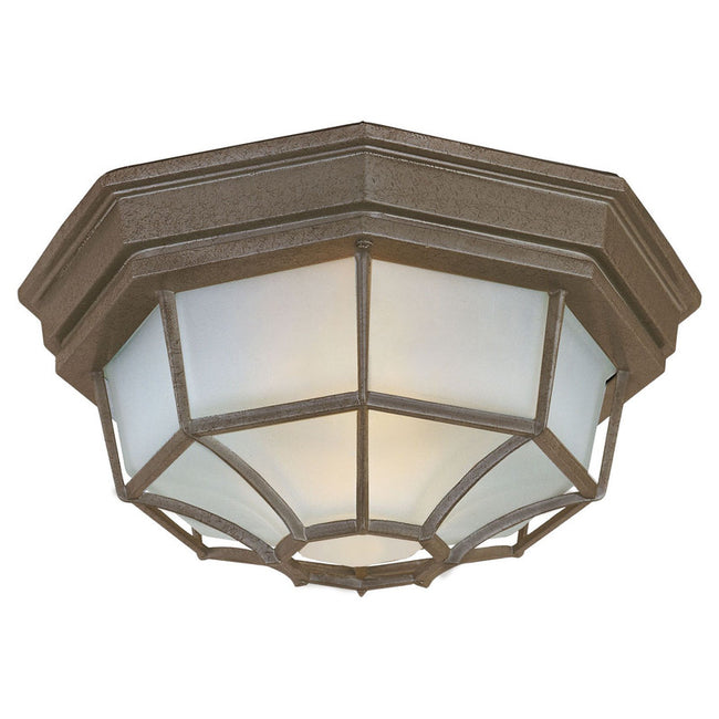 Maxim 1020BK - Crown Hill 2 Light 11" Flush Mount