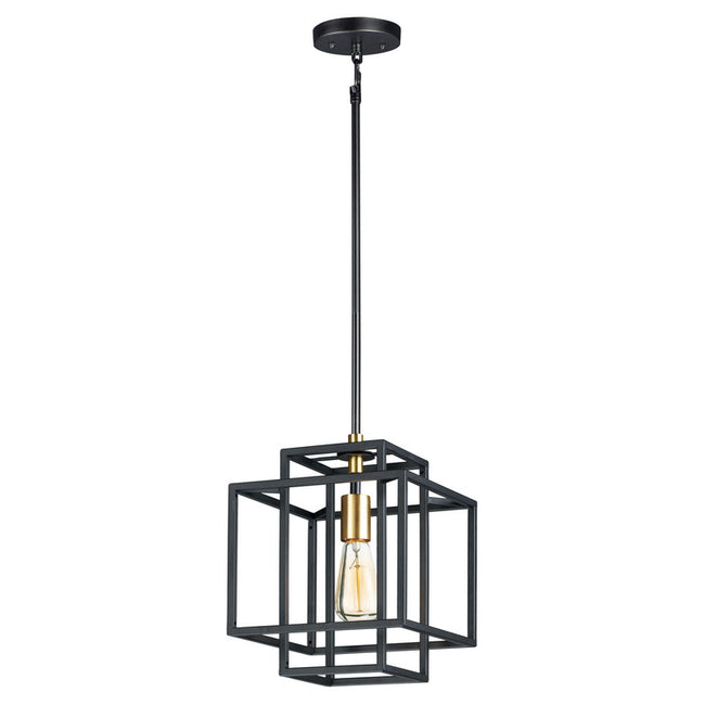 Maxim 10246BKSBR - Liner 1 Light 13" Pendant