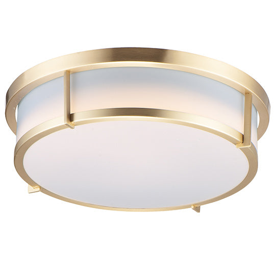 Maxim 10274WTBK - Rogue 1 Light 17" LED Flush Mount