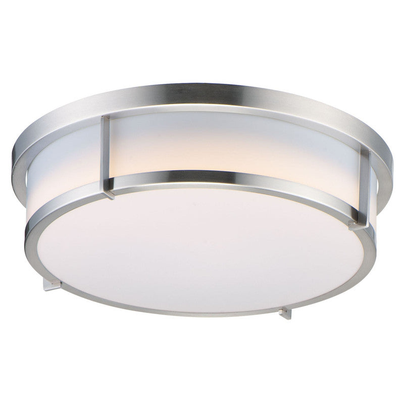 Maxim 10274WTBK - Rogue 1 Light 17" LED Flush Mount
