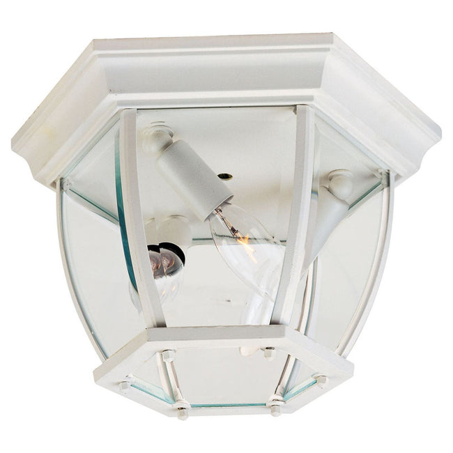 Maxim 1029BK - Crown Hill 3 Light 11" Flush Mount