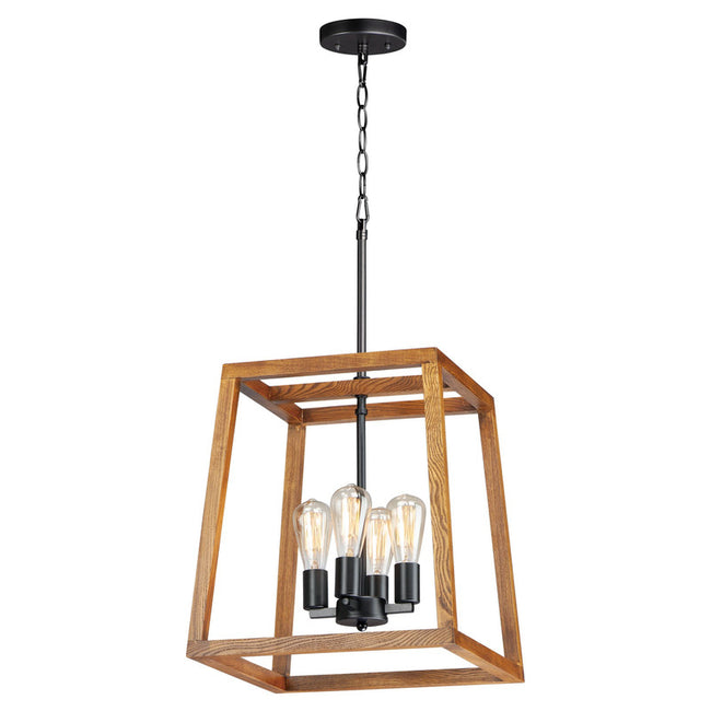 Maxim 10306BKASB - Black Forest 4 Light 31" Chandelier
