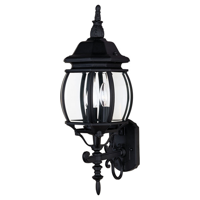 Maxim 1033BK - Crown Hill 3 Light 24" Wall Sconce
