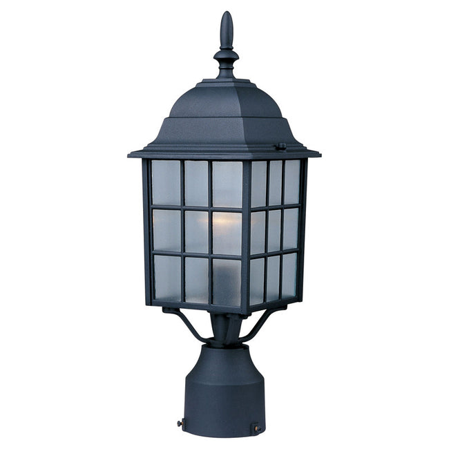 Maxim 1052BK - North Church 1 Light 17" Post Light