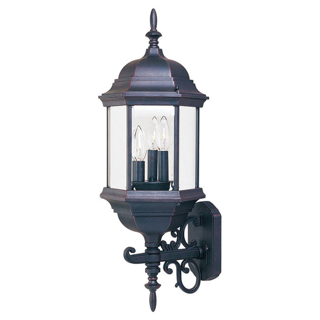 Maxim 1074CLEB - Builder Cast 3 Light 25" Wall Sconce