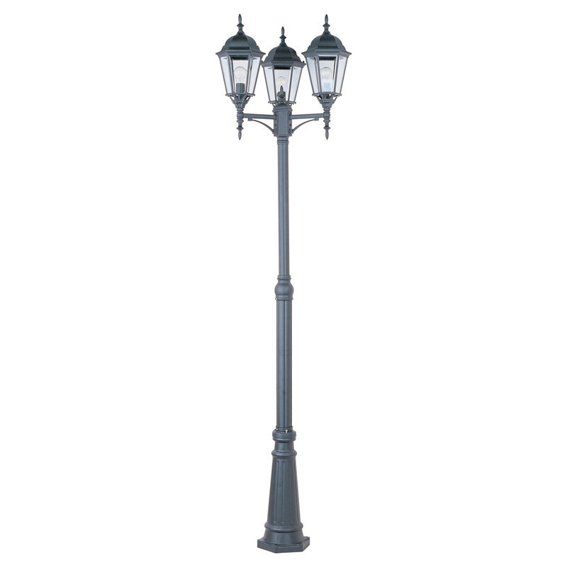 Maxim 1105BK - 3 Light 100" Post Light