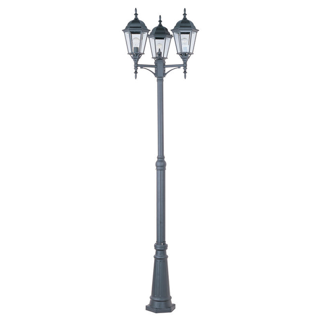 Maxim 1105BK - 3 Light 100" Post Light