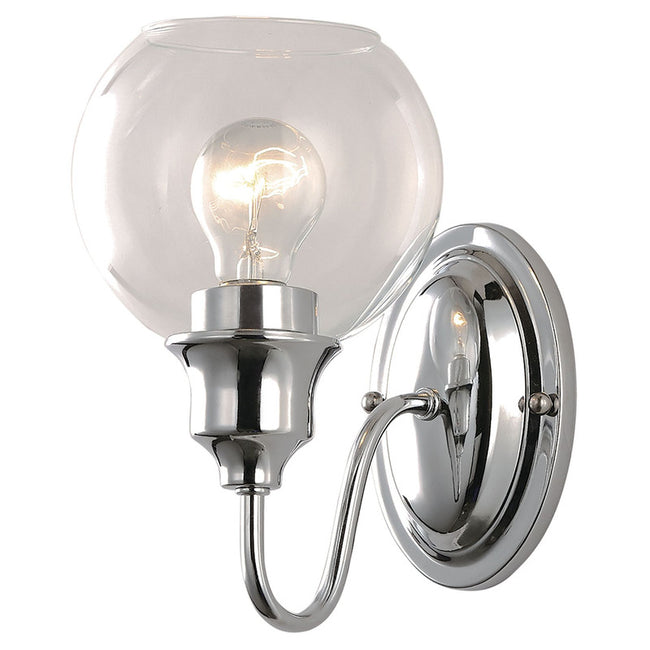 Maxim 1111CLPC - Ballord 1 Light 9" Wall Sconce
