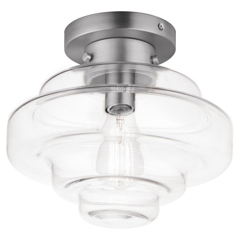 Maxim 11120CLBK - Harbor 1 Light 15" Flush Mount