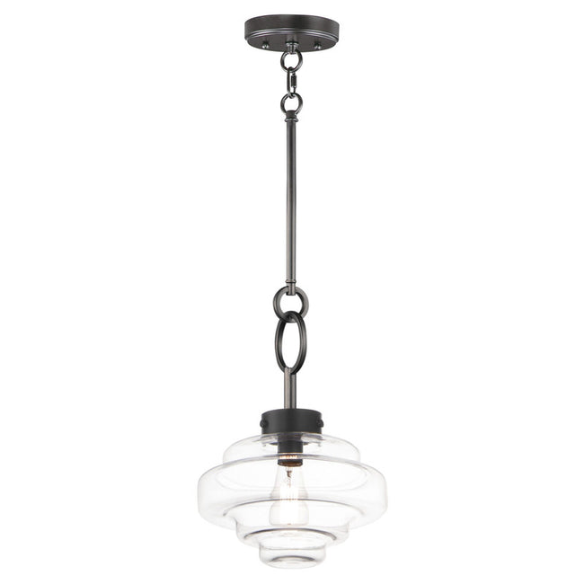 Maxim 11122CLBK - Harbor 1 Light 15" Pendant