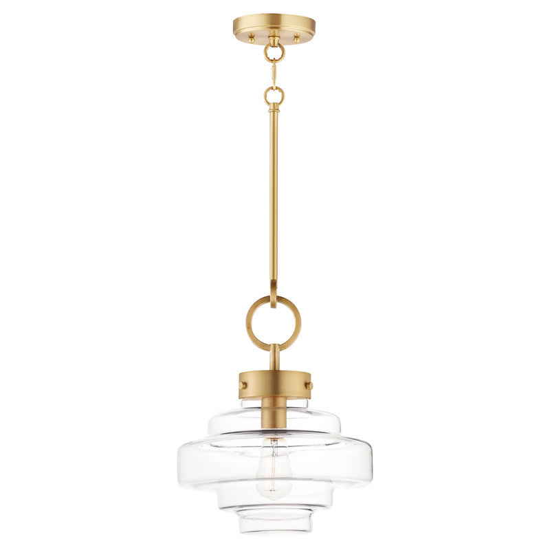 Maxim 11122CLBK - Harbor 1 Light 15" Pendant
