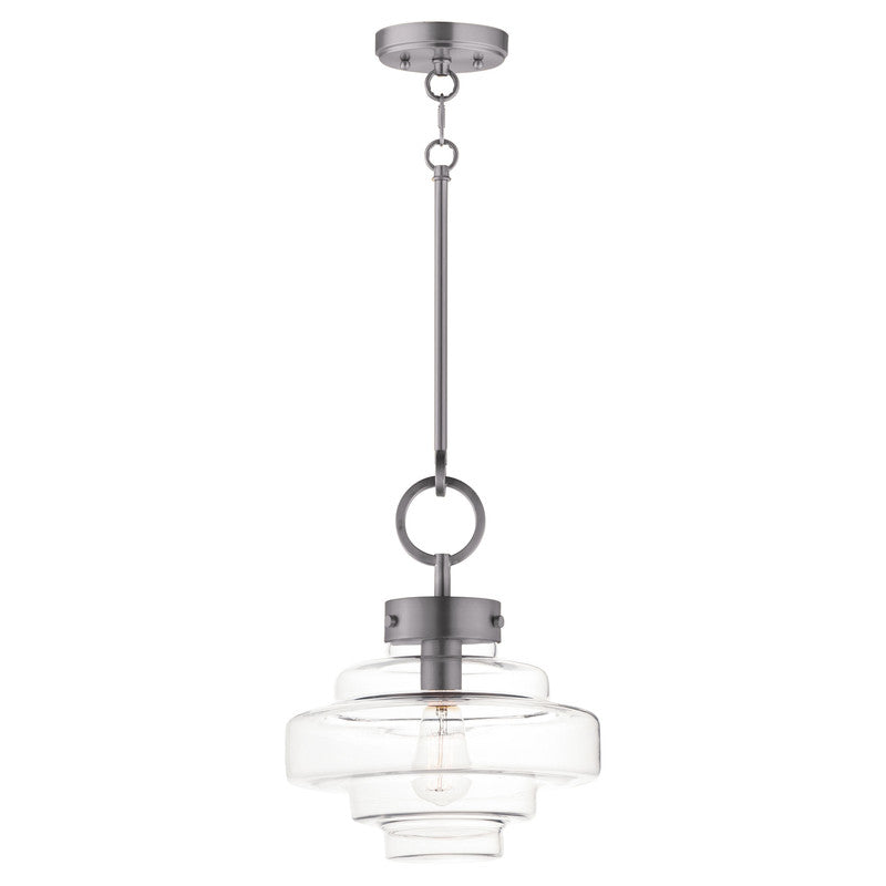 Maxim 11122CLBK - Harbor 1 Light 15" Pendant