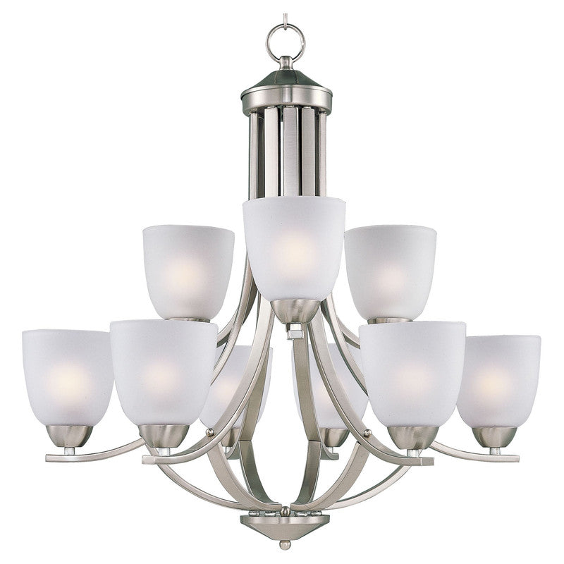Maxim 11226FTOI - Axis 9 Light 28" Chandelier
