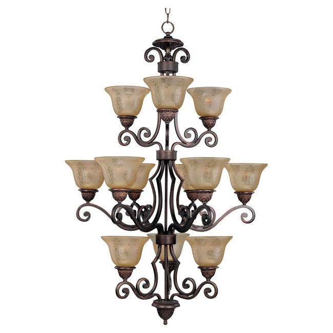 Maxim 11238SAOI - Symphony 12 Light 46" Chandelier