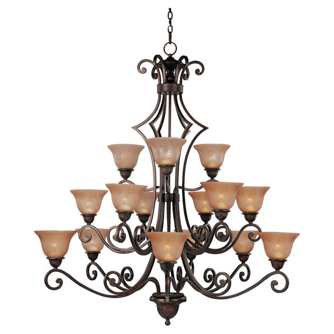 Maxim 11239SAOI - Symphony 15 Light 51" Chandelier