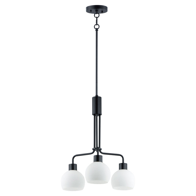 Maxim 11276SWBK - Coraline 3 Light 23" Chandelier