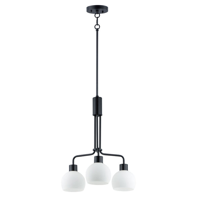 Maxim 11276SWBK - Coraline 3 Light 23" Chandelier