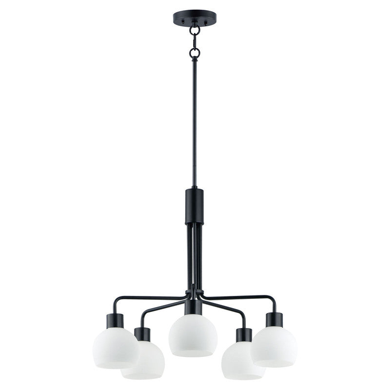 Maxim 11277SWBK - Coraline 5 Light 27" Chandelier