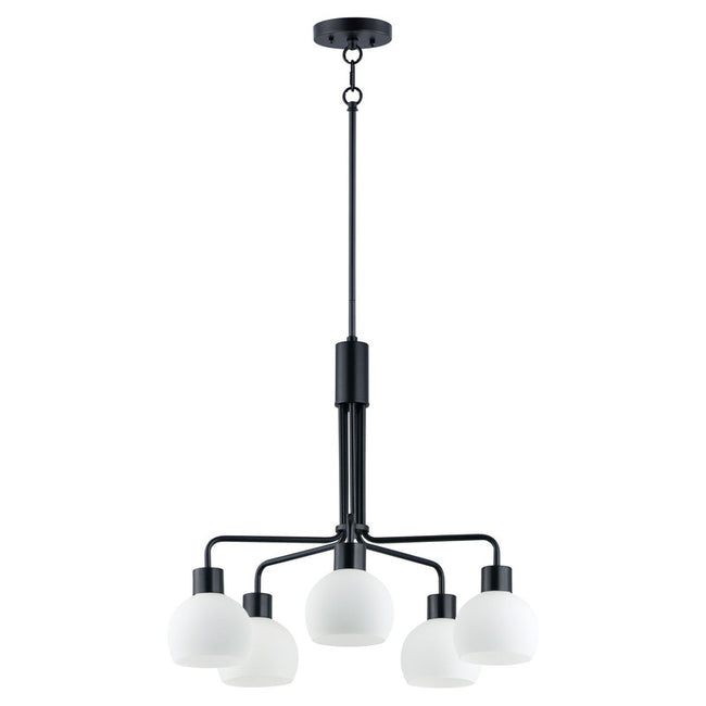 Maxim 11277SWBK - Coraline 5 Light 27" Chandelier