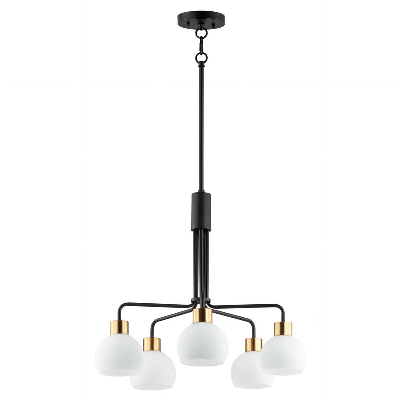 Maxim 11277SWBK - Coraline 5 Light 27" Chandelier