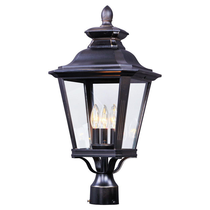 Maxim 1131CLBZ - Knoxville 3 Light 24" Post Light