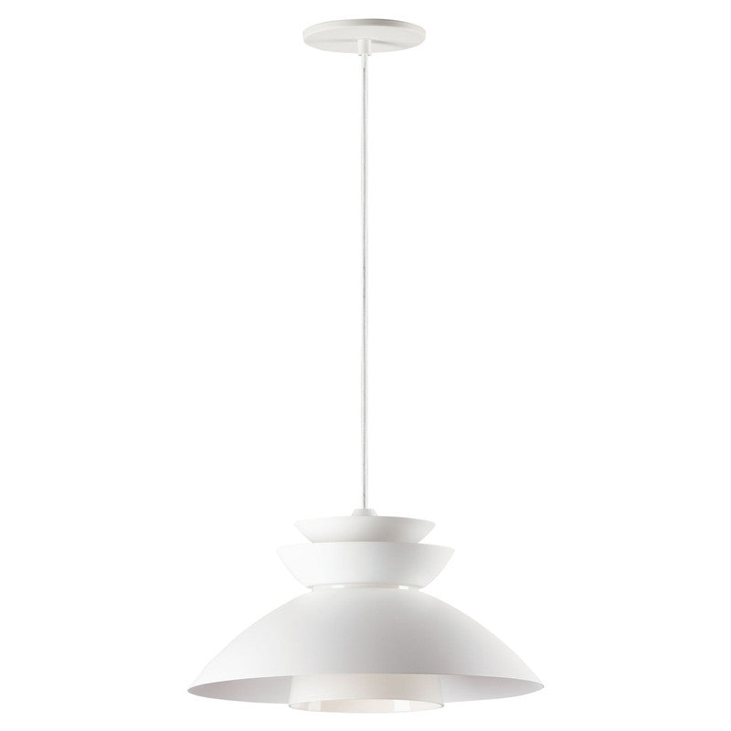 Maxim 11359WTBK - Nordic 1 Light 14" Pendant