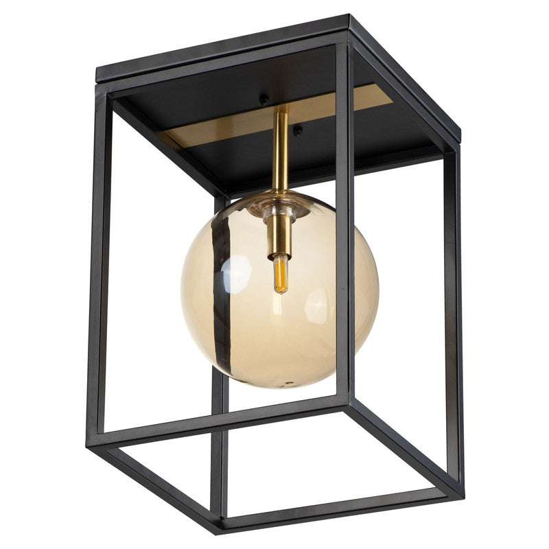 Maxim 11360CMPBKSBR - Fluid 1 Light 15" Pendant