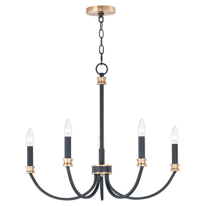 Maxim 11375BKAB - Charlton 5 Light 26" Chandelier