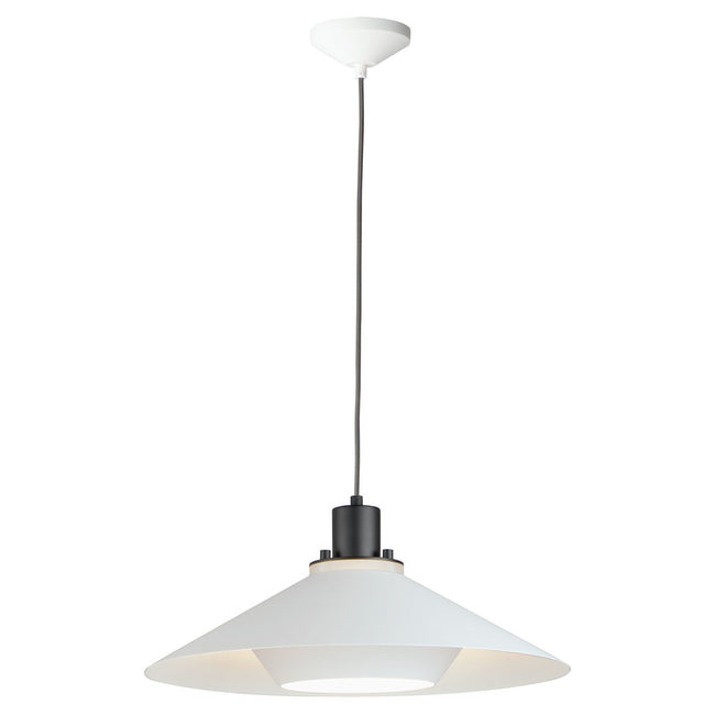 Maxim 11414BKWT - Oslo 1 Light 19" Pendant