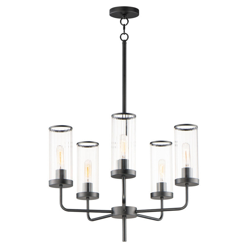 Maxim 11475CRBK - Crosby 5 Light 25" Chandelier
