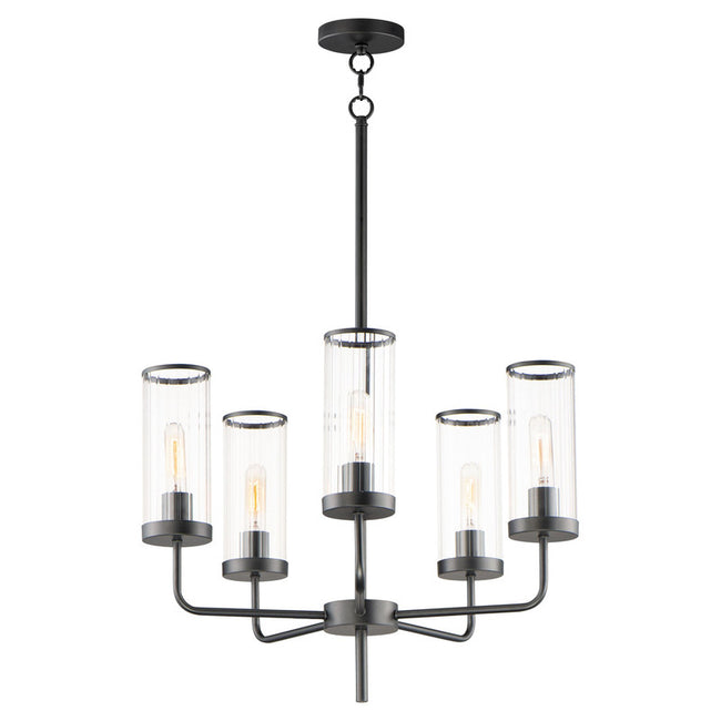 Maxim 11475CRBK - Crosby 5 Light 25" Chandelier