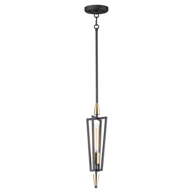 Maxim 11653BKSBR - Wings 1 Light 18" Pendant