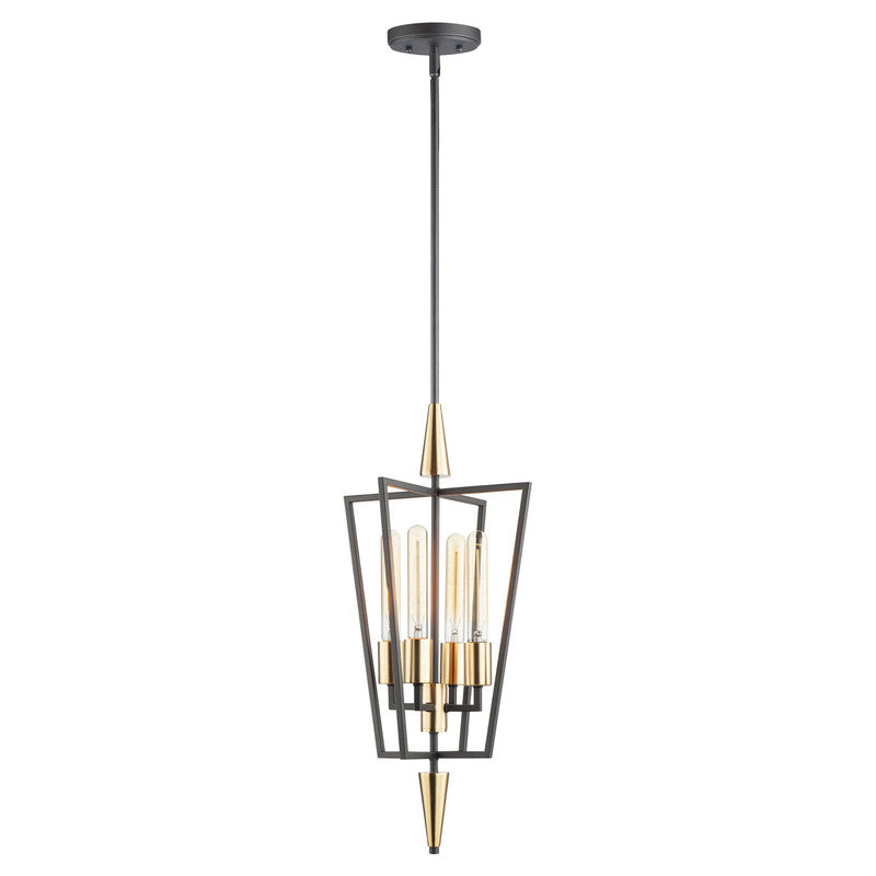 Maxim 11654BKSBR - Wings 4 Light 25" Pendant